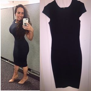 Felicity and Coco bodycon navy blue dress